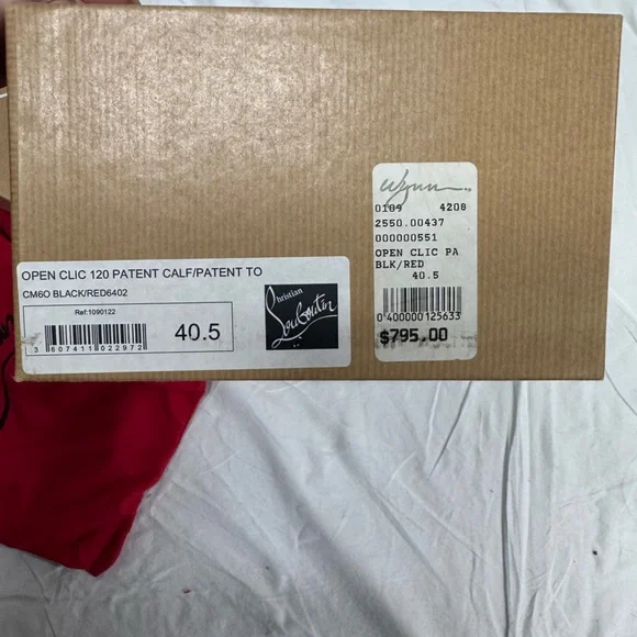 Christian Louboutin Black Patent Leather Heels - Picture 5 of 7